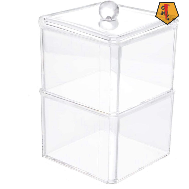 Rebrilliant Lepera Acrylic Bathroom Storage Container Wayfair Canada